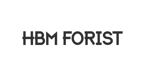 HBM Forista font thumb